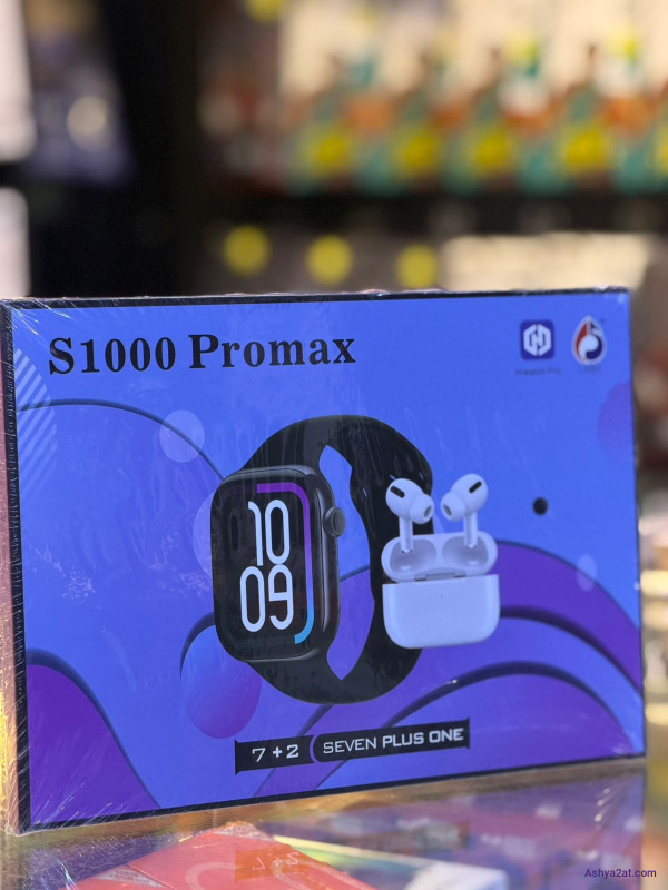 بكج سماعة airpods + ساعة ذكية مع 7 كستك