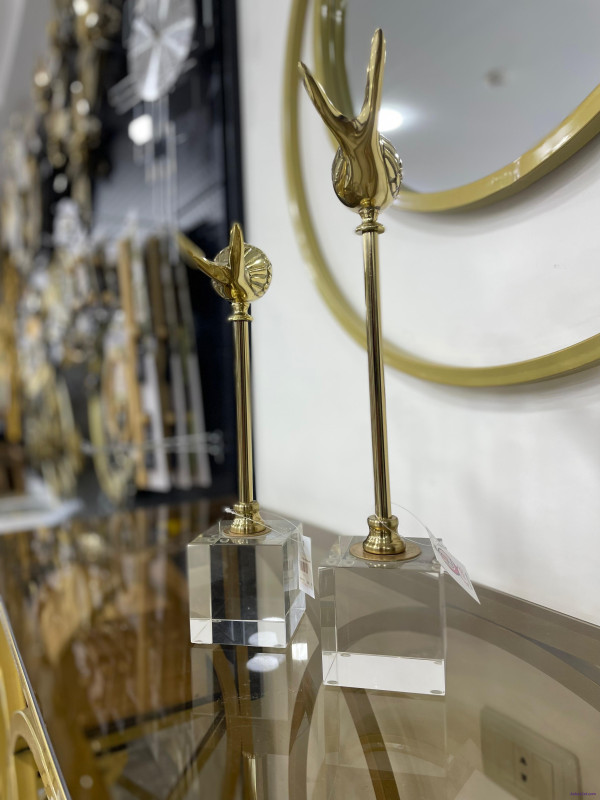 عصفور كريستال نحاس