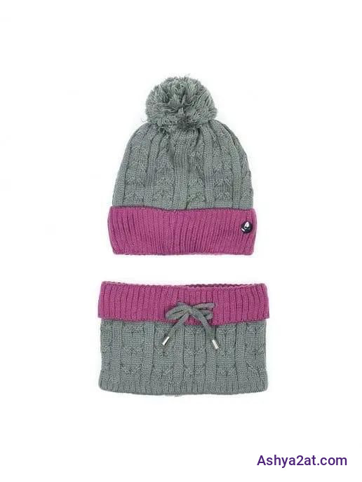 طاقية مع لفحة