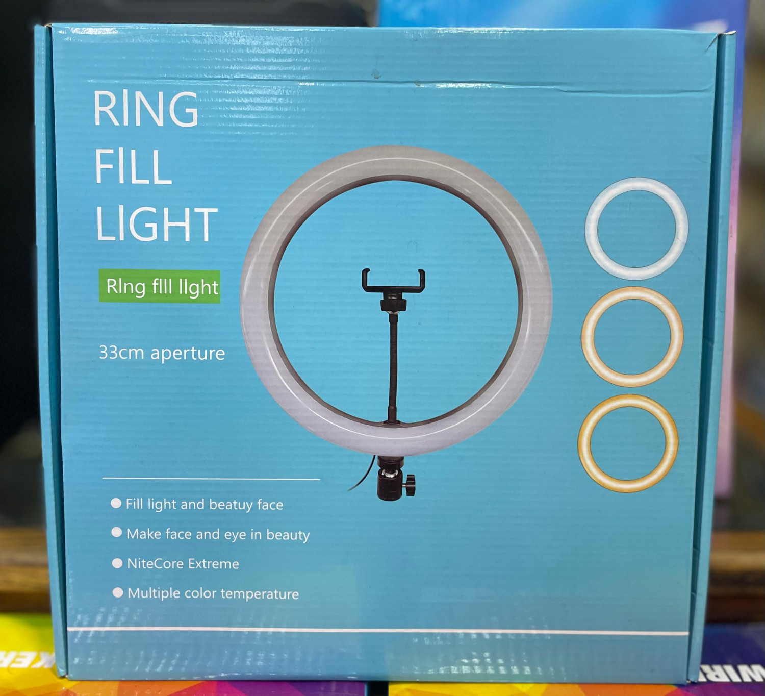 ليد + حامل الهاتف