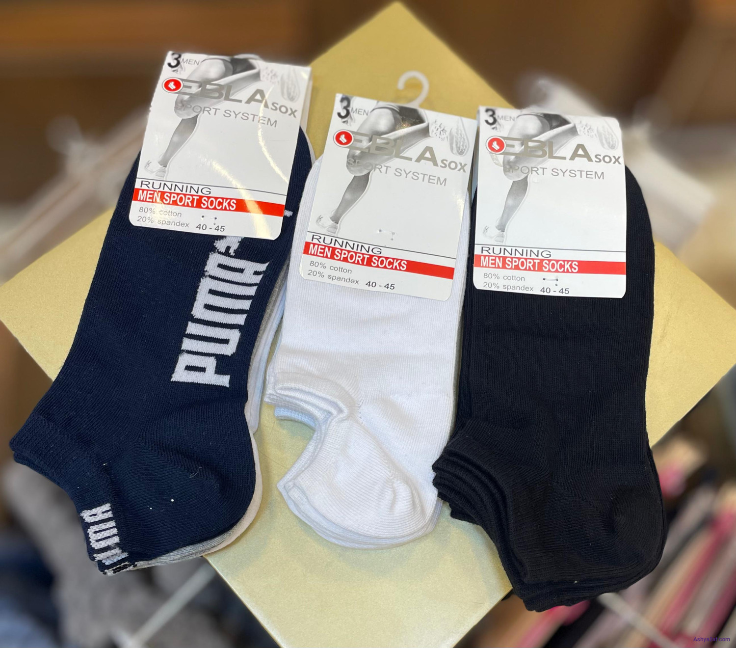 جوارب رجالية ساق قصير