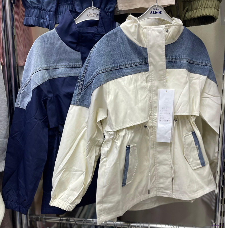 Sweatshirt trench coat