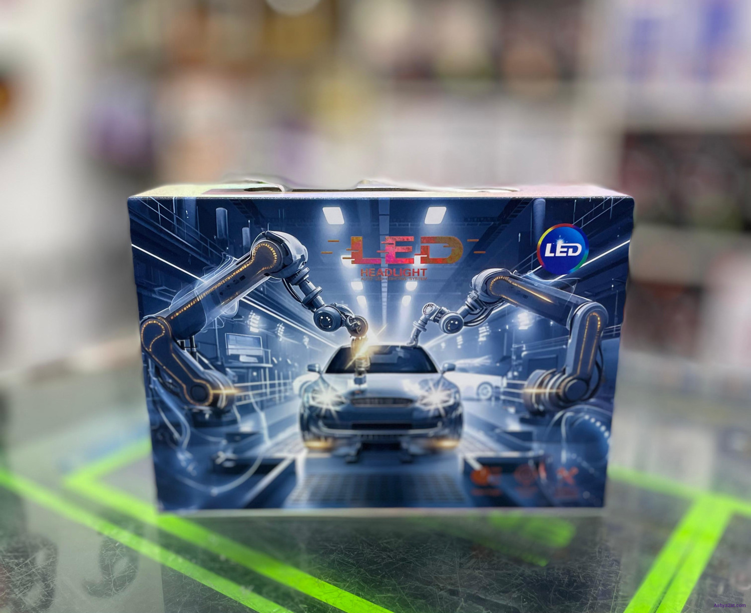 ليد ضوء ليزر للسيارة