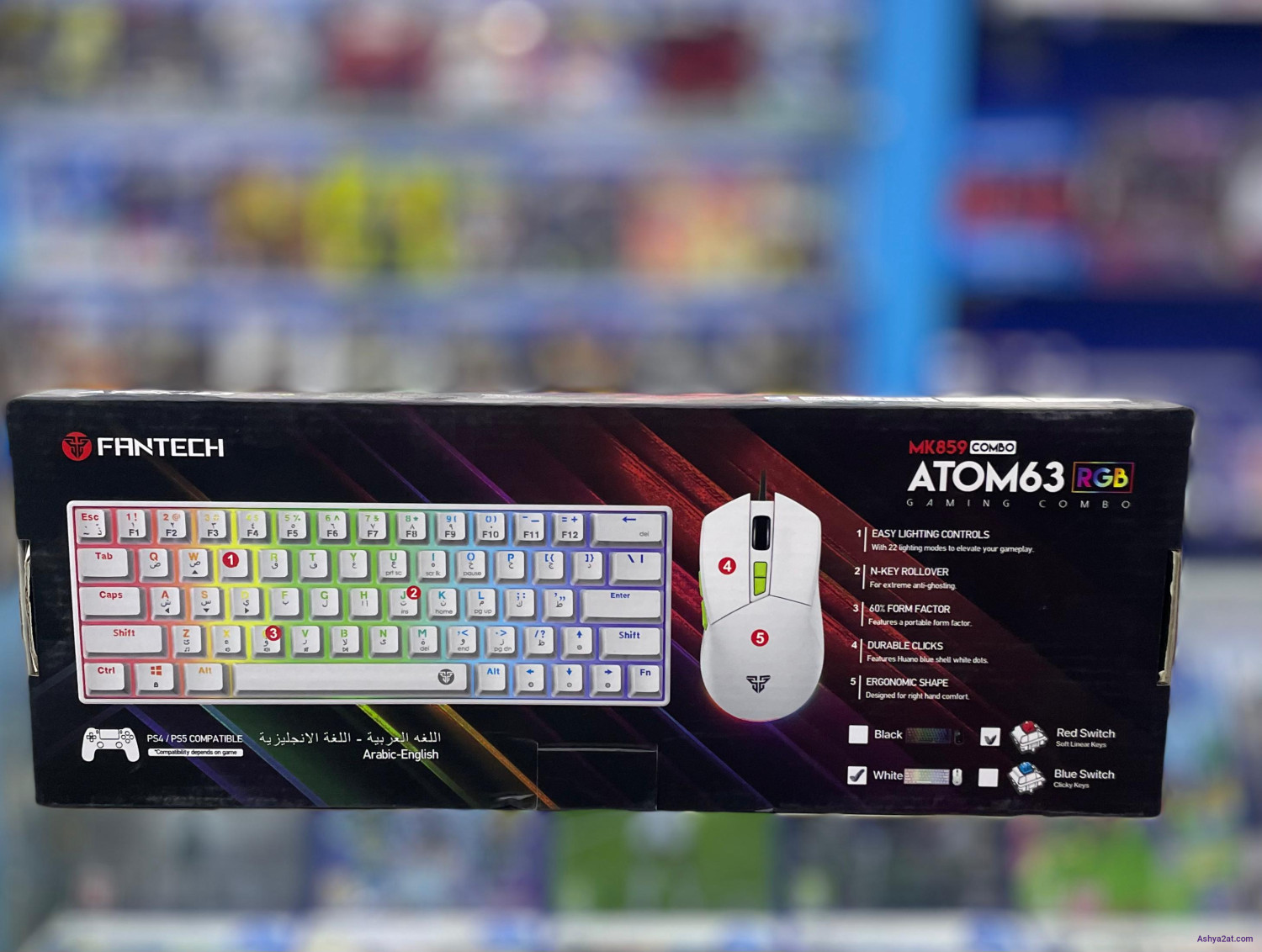 لوحة مفاتيح+فأرة