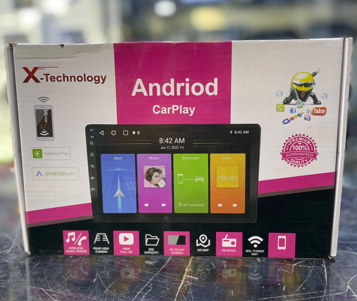 شاشة سيارة اندرويد 2GB