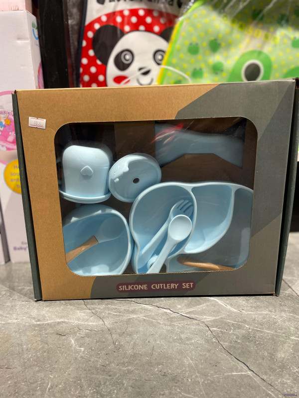 طقم طعام سيليكون