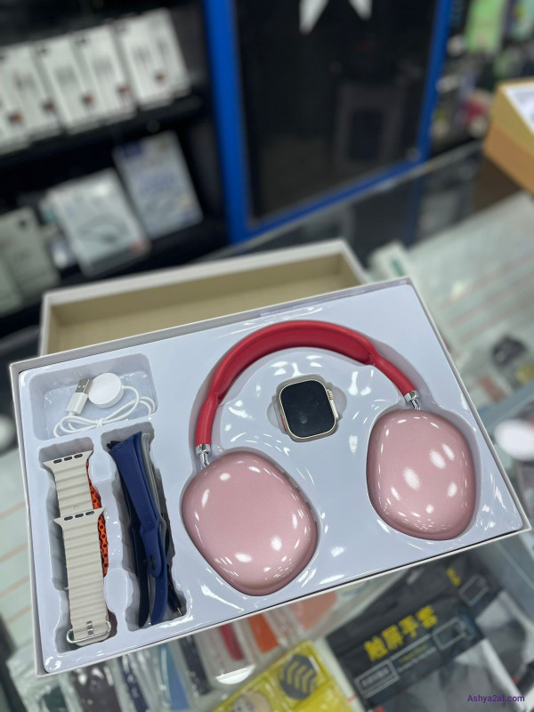 ساعة وسماعة headset